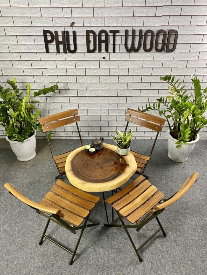 Mẫu bàn gỗ me tây 14( 47x51x5)